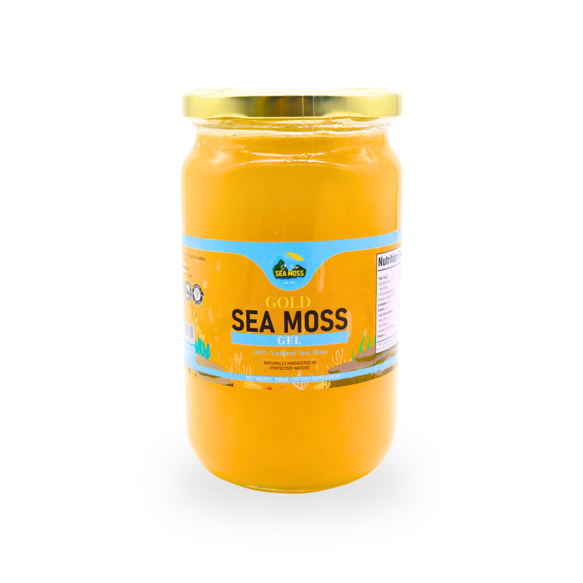 Gold St Lucia Sea Moss Gel 350ml