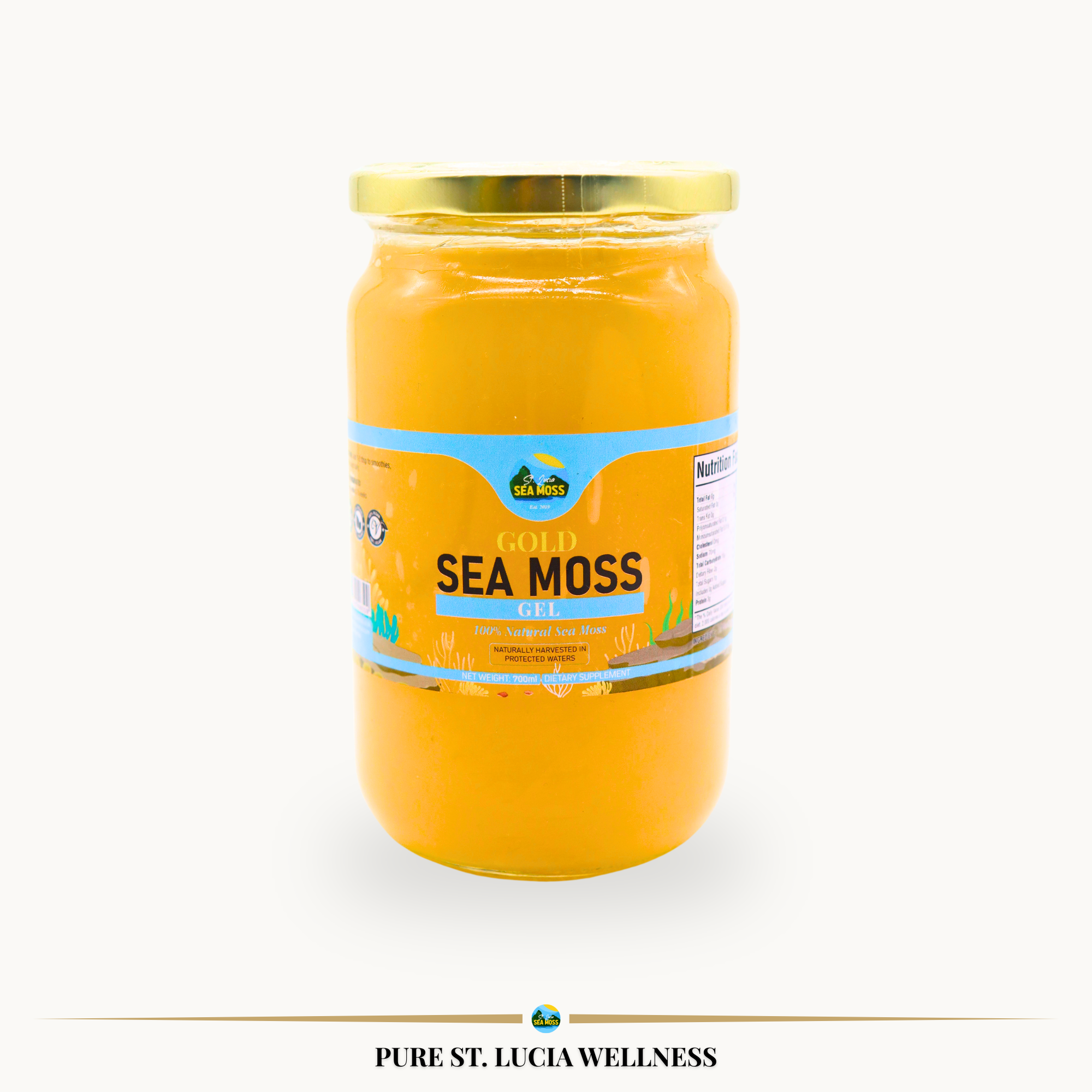 Gold St Lucia Sea Moss Gel 350ml