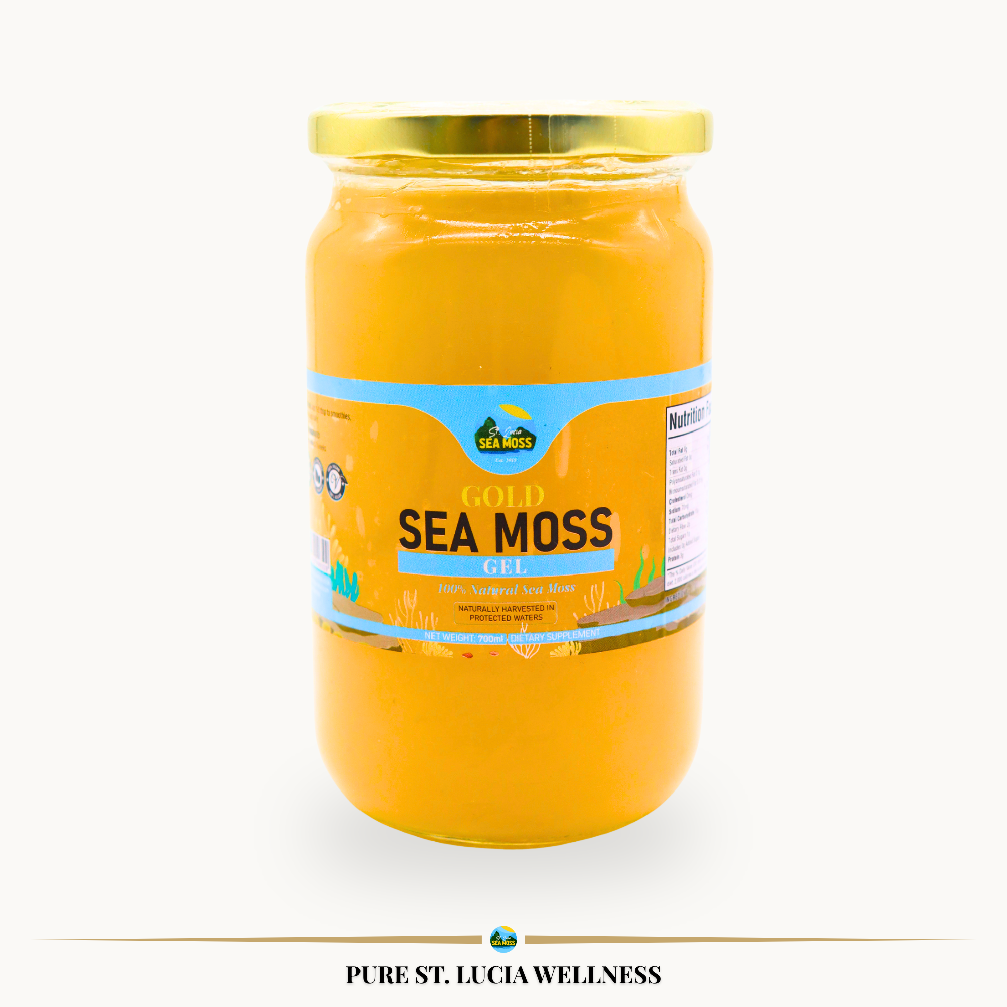 Gold St Lucia Sea Moss Gel 720ml