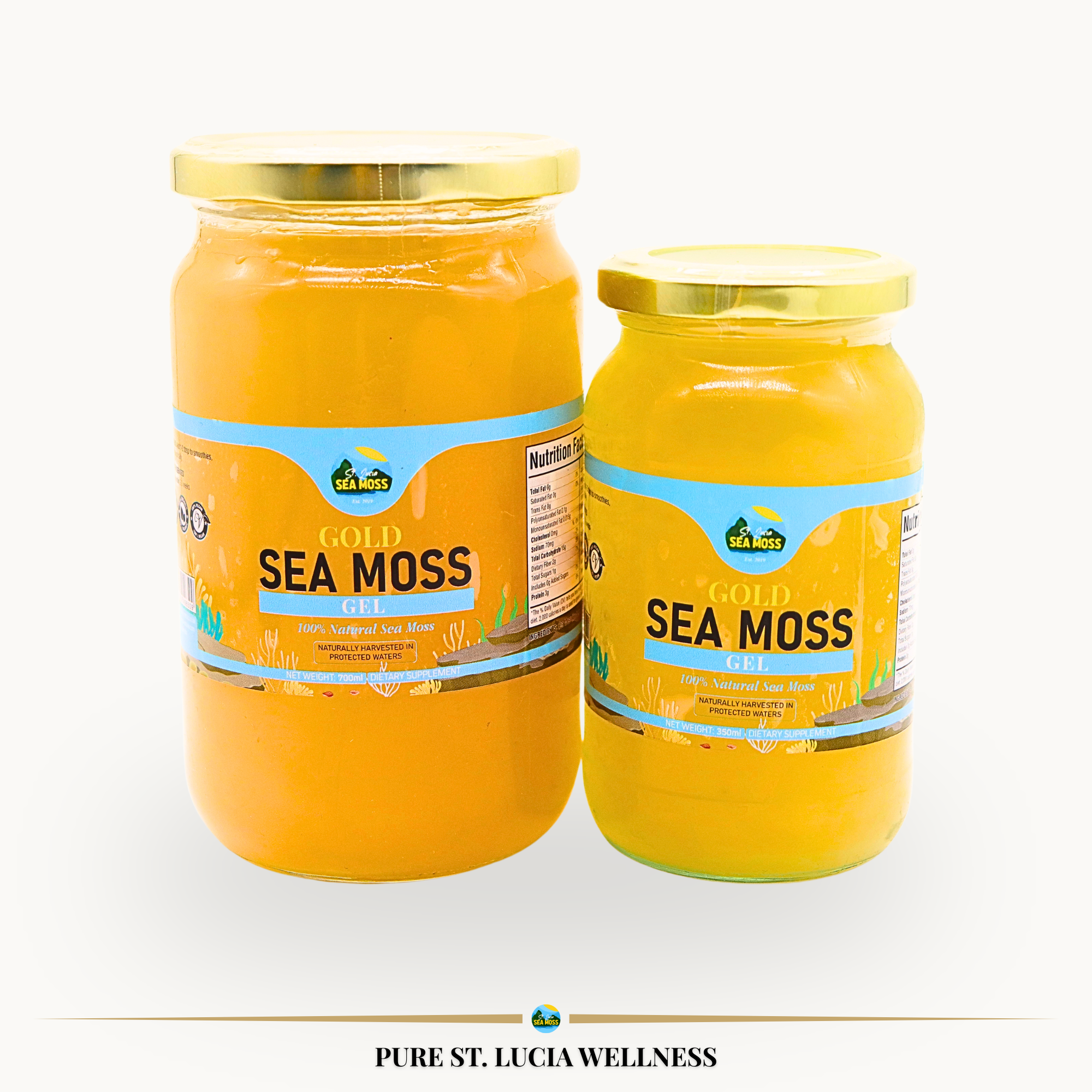 Gold St Lucia Sea Moss Gel 720ml