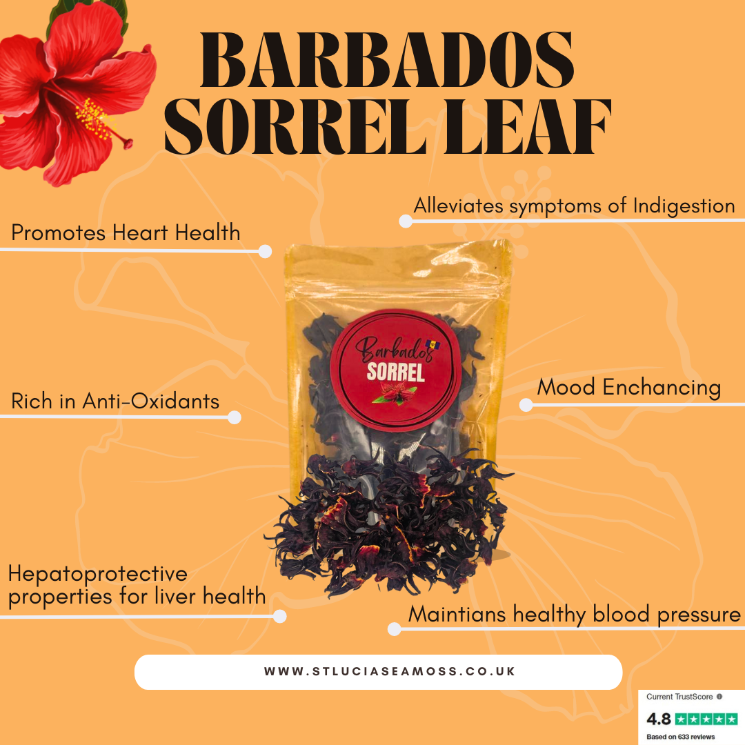 Barbados Sorrel - St Lucia Sea Moss
