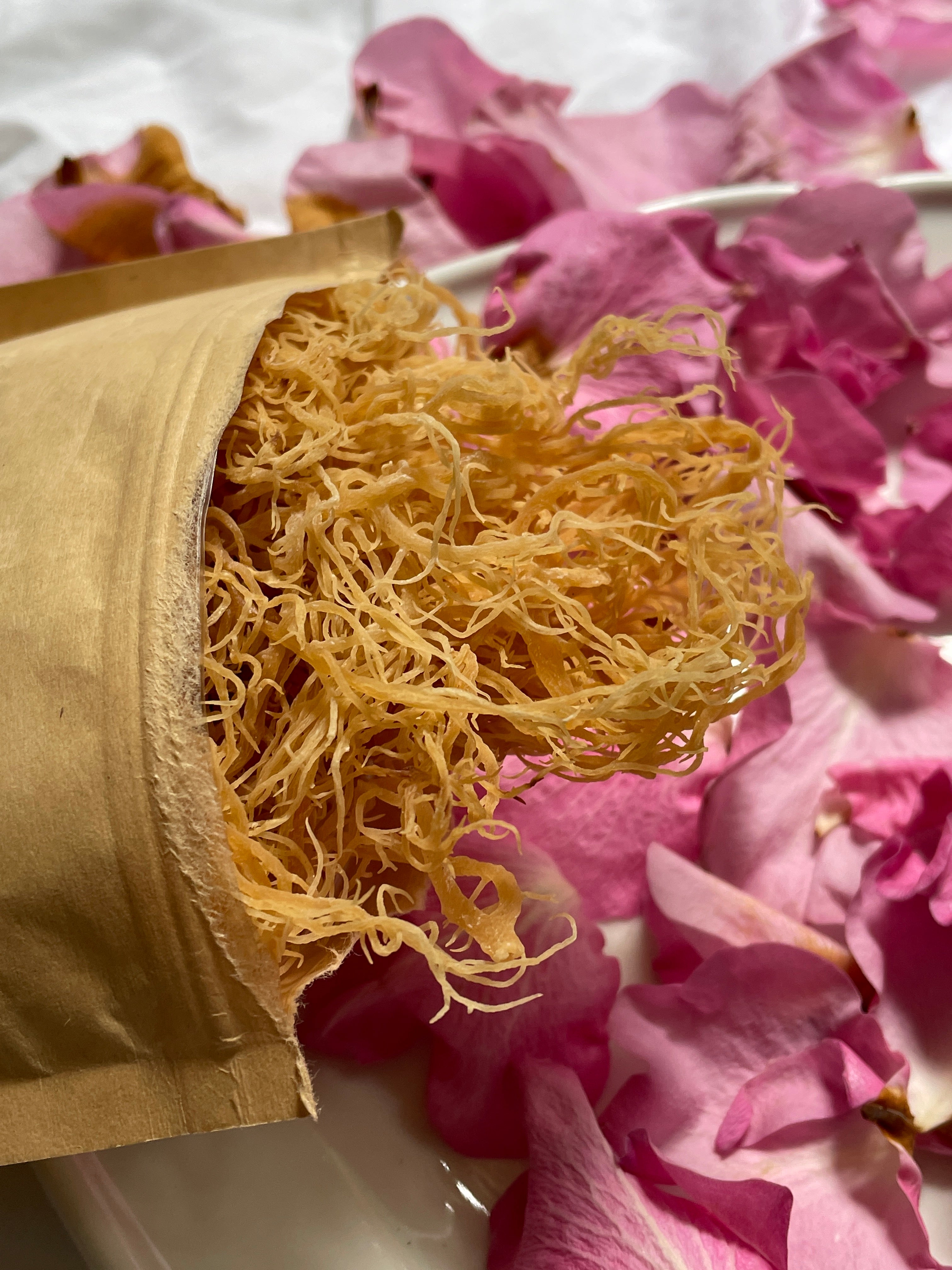 1 x 70g Gold St Lucia Sea Moss - Eucheuma Cottonii - St Lucia Sea Moss