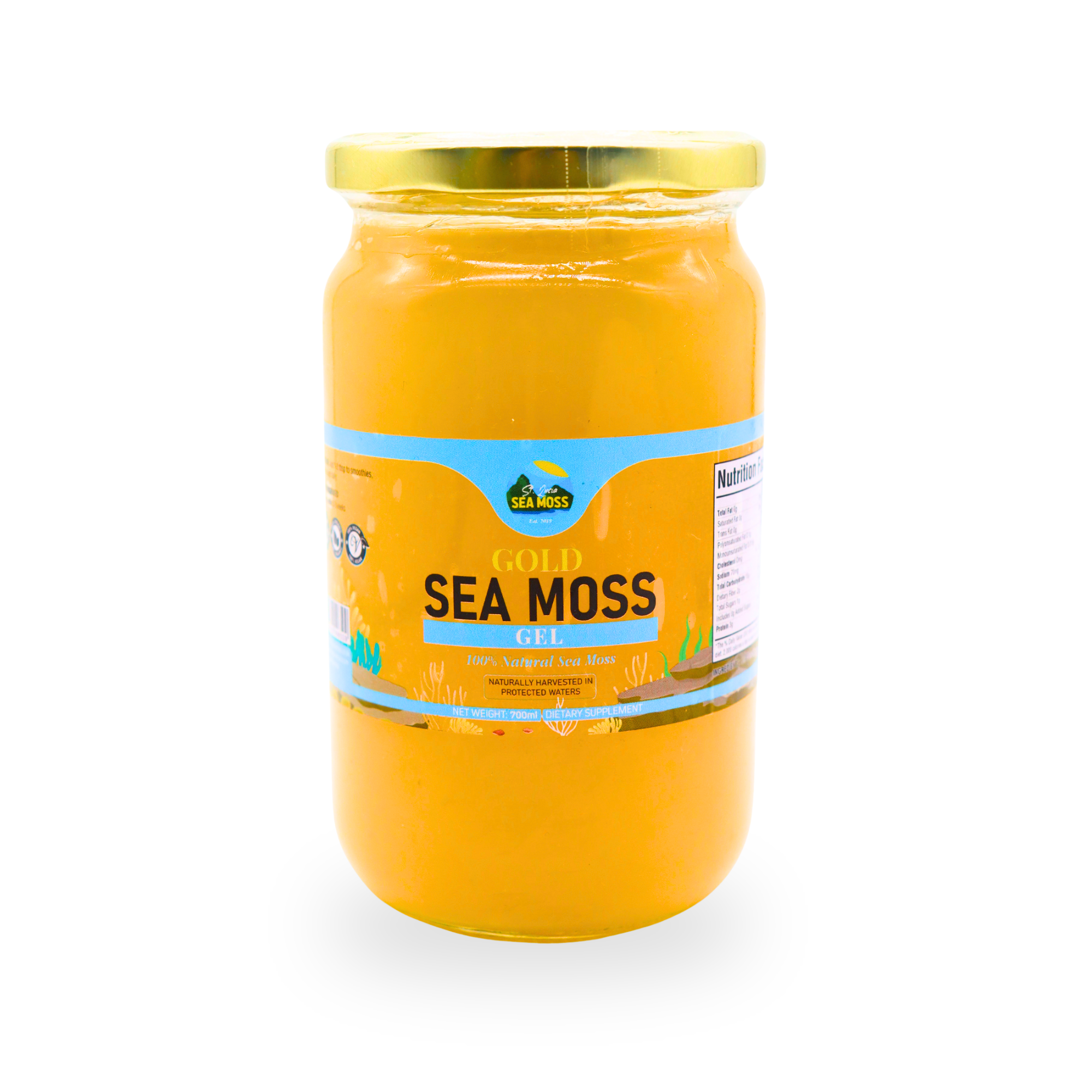 Gold St Lucia Sea Moss Gel 720ml